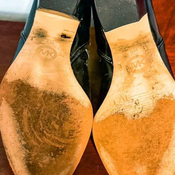 Michael Kors Glossy Black Ankle Booties - Picture 3 of 6